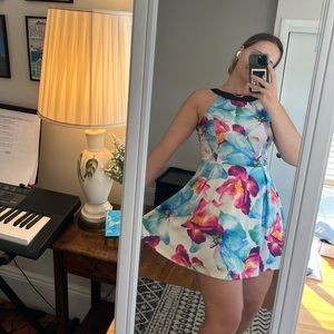 Floral Spring Formal Dress